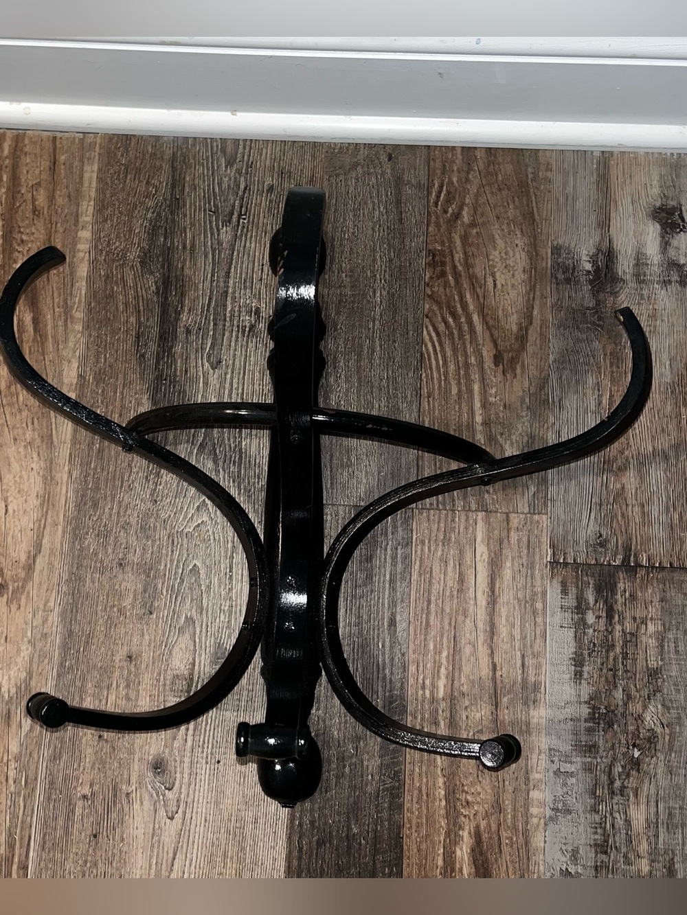 Vintage Thonet Style Bentwood Wall Mount Victorian Coat Hat Hanger Holder Rack